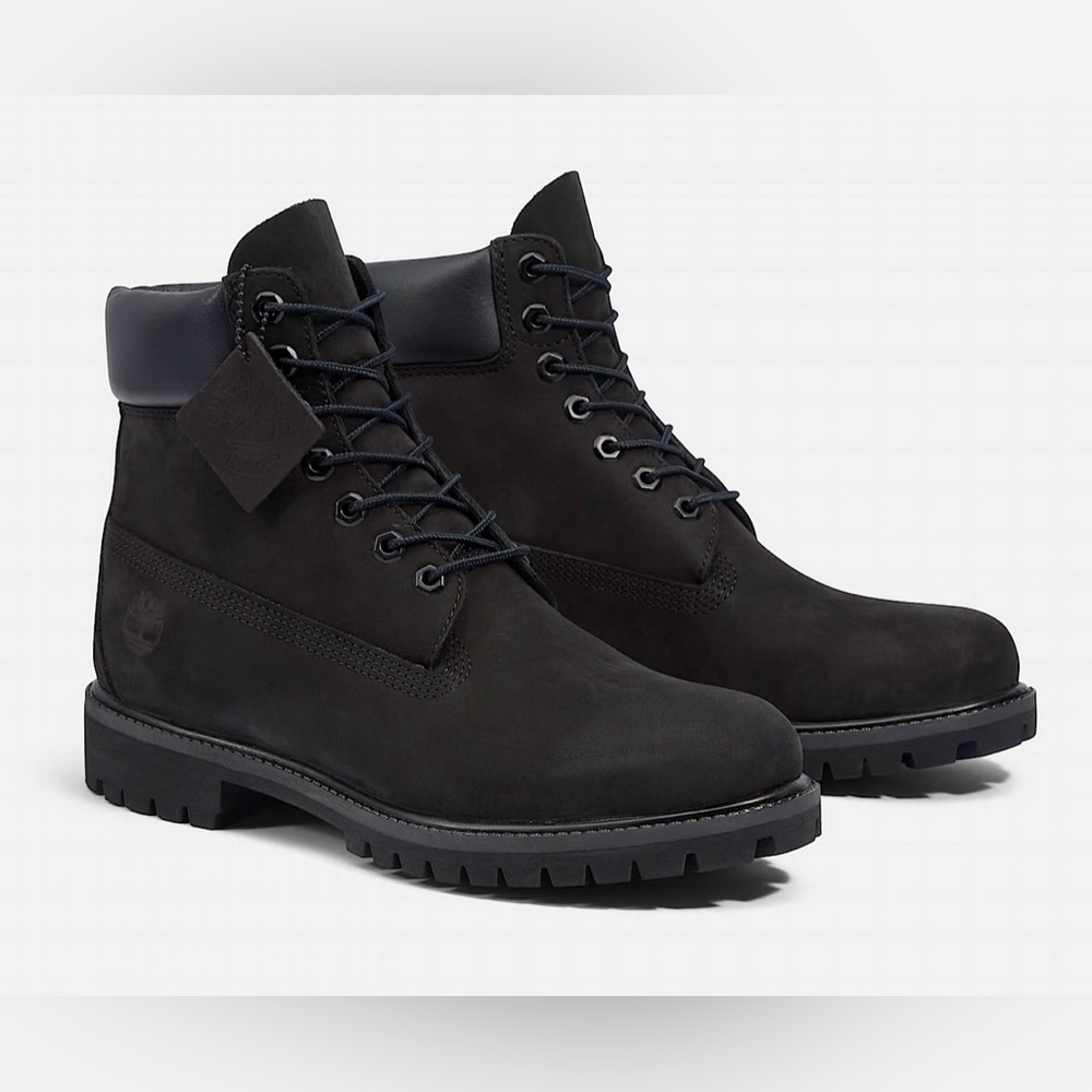 Men's Timberland® Premium 6-Inch Waterproof Boot in Black, Size 11